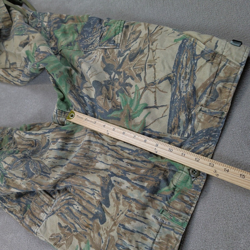 Rattlers Brand Size L Mens Realtree Camo Cargo Pants Made in USA Cotton Hunting - Picture 9 of 10
